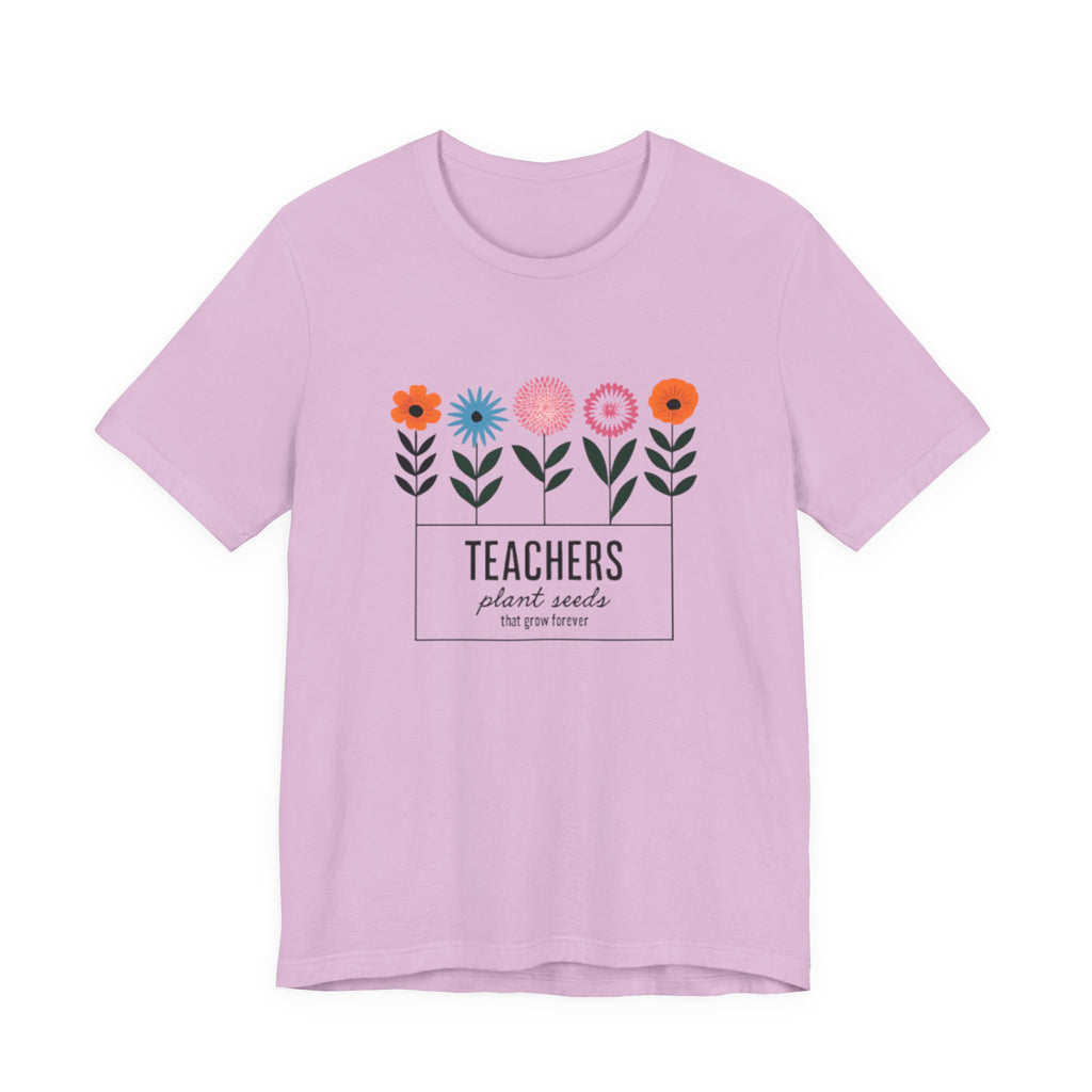 Teachers Plant Seeds Floral Tee - Perfect Gift for Educators, Teacher Appreciation, Spring and Summer Vibes, Cute Teacher Shirt, [...]