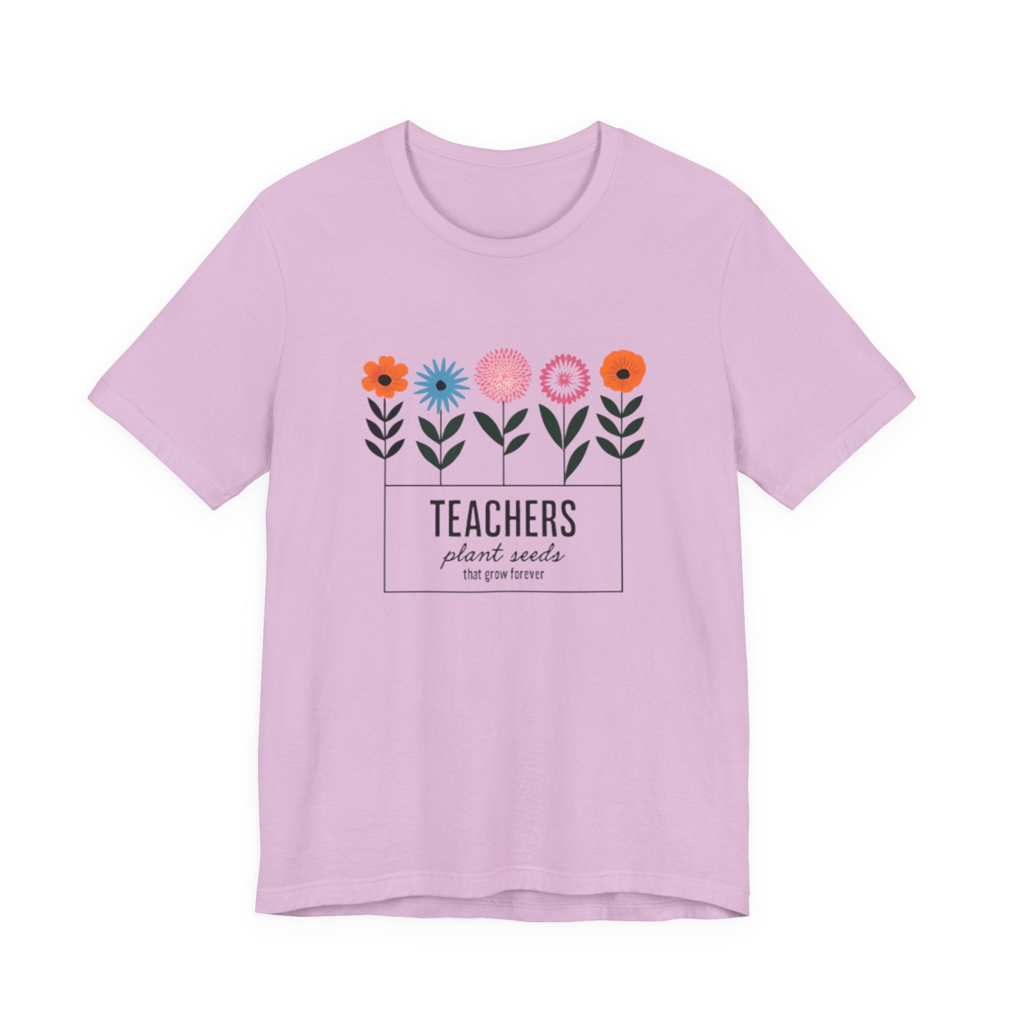 Teachers Plant Seeds Floral Tee - Perfect Gift for Educators, Teacher Appreciation, Spring and Summer Vibes, Cute Teacher Shirt, [...]