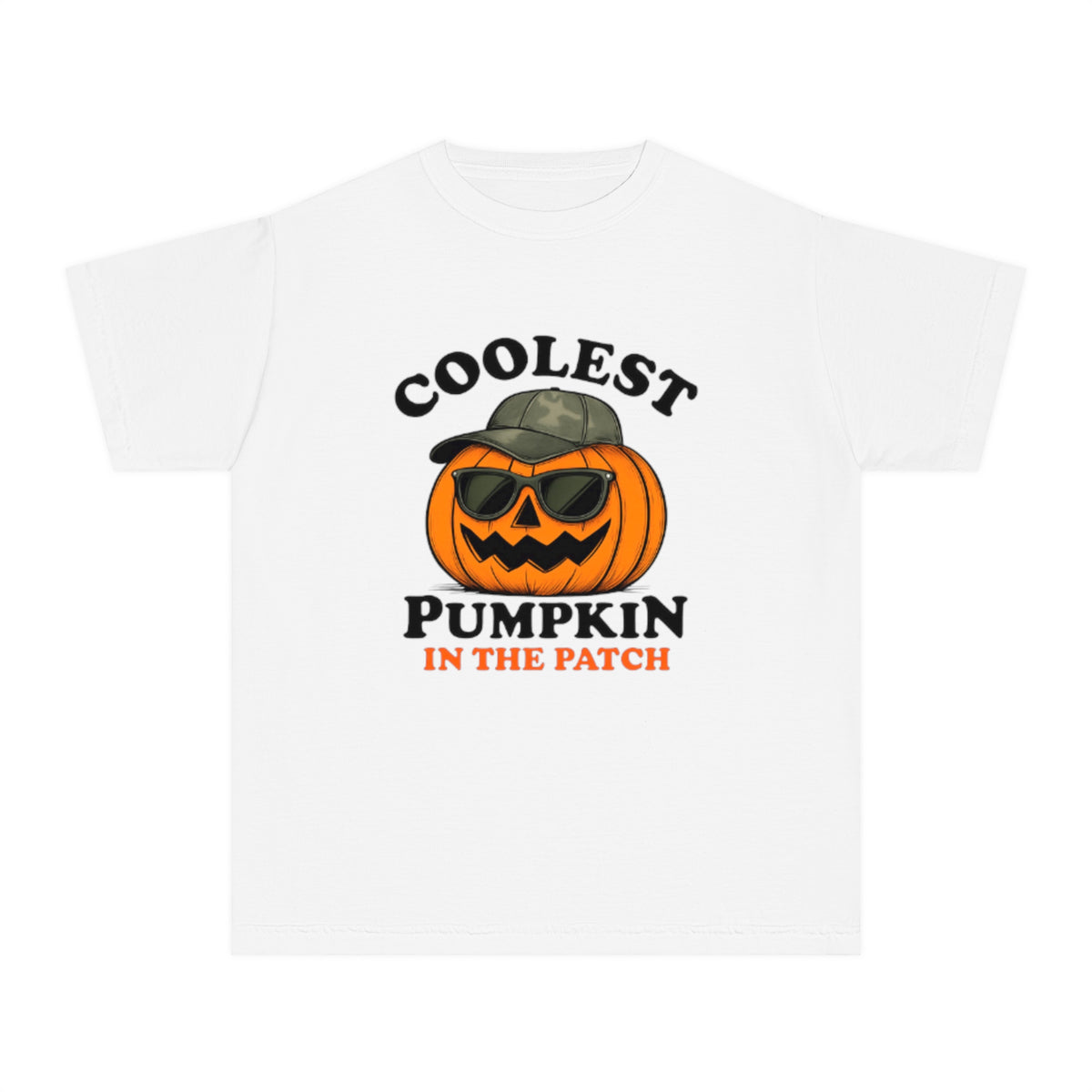 Coolest Pumpkin Youth Midweight Tee | Fun Halloween T-Shirt, Kids Costume, Fall Celebration Wear, Trick or Treat Shirt, Pumpkin Patch [...]
