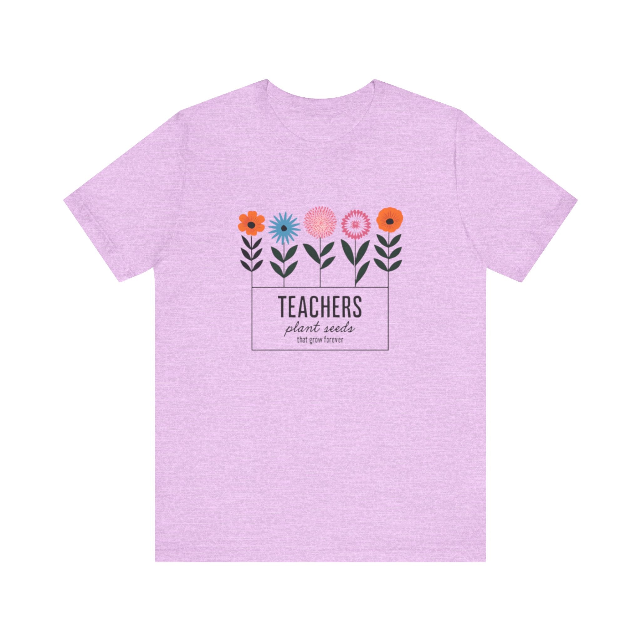 Teachers Plant Seeds Floral Tee - Perfect Gift for Educators, Teacher Appreciation, Spring and Summer Vibes, Cute Teacher Shirt, [...]