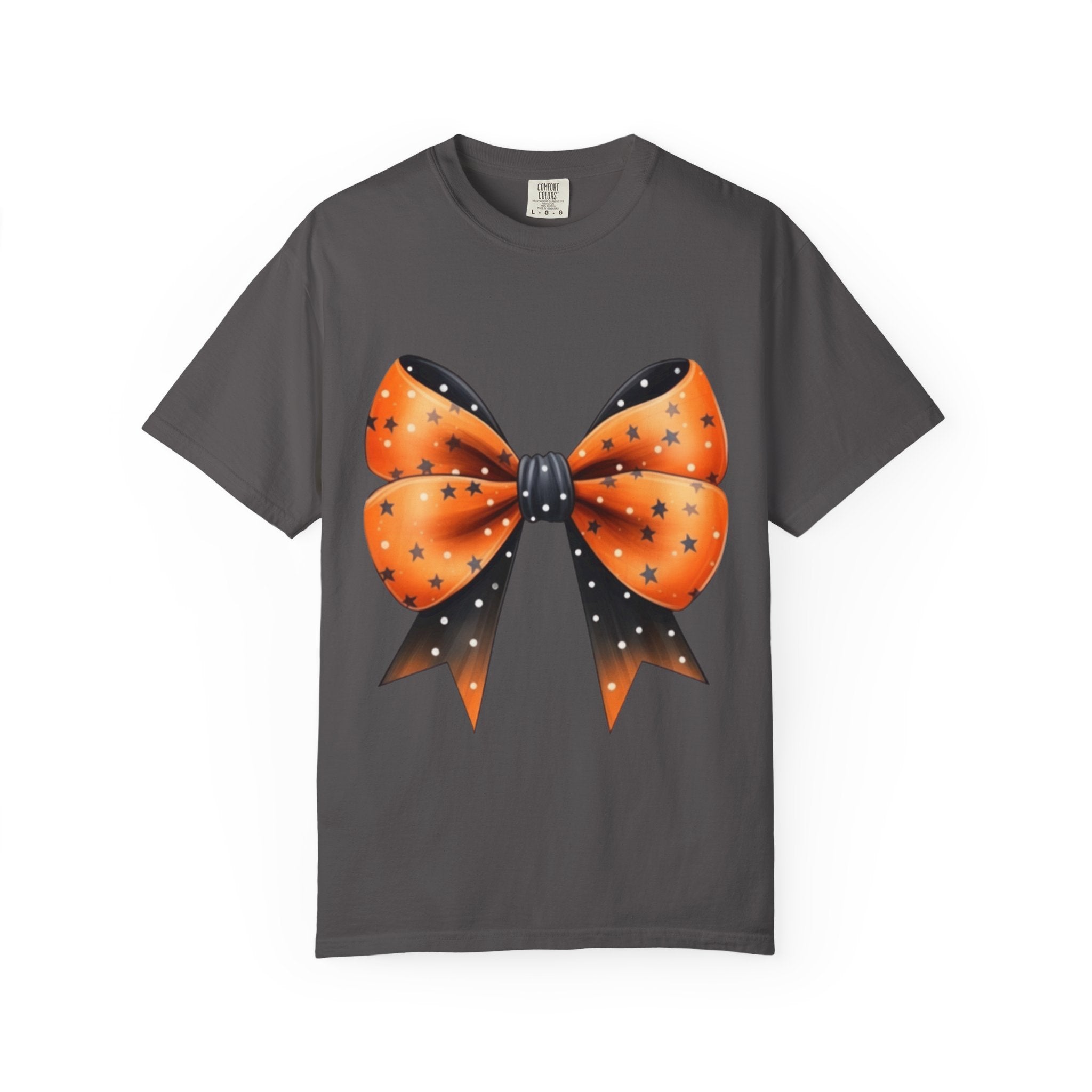 Halloween Bow Unisex T-Shirt, Spooky Season Tee, Festive Apparel, Fall Celebration Shirt, Cute Halloween Gift