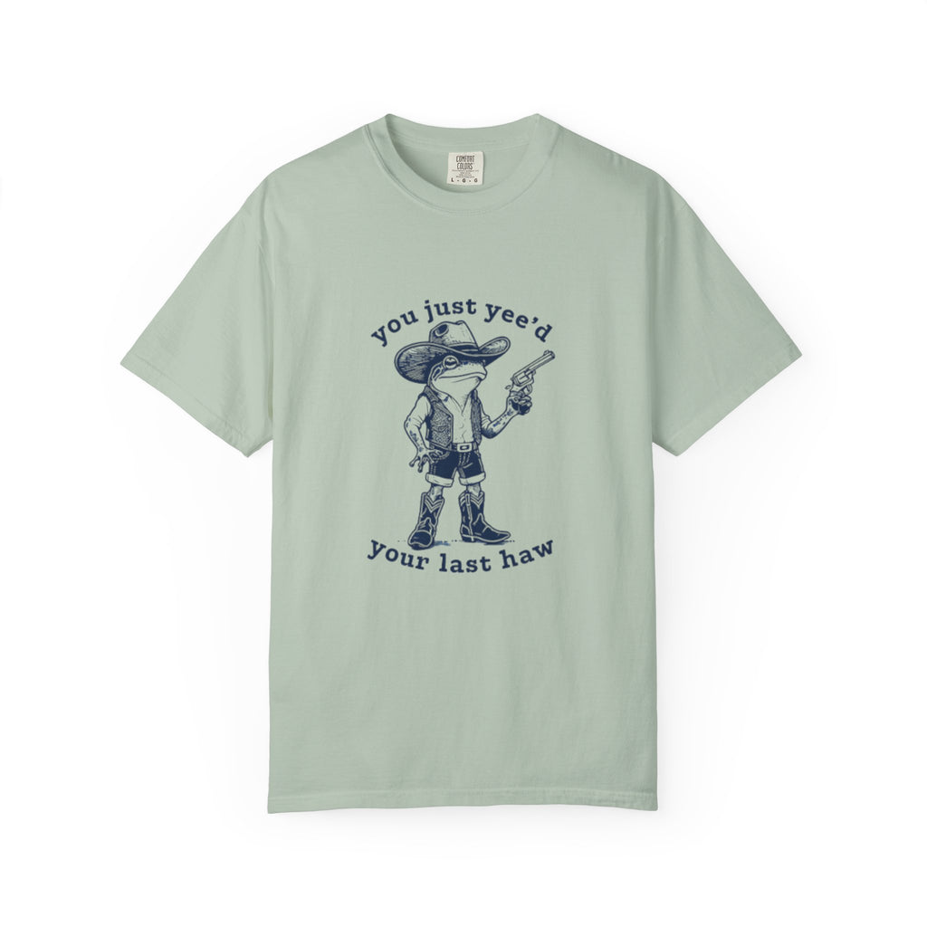 Funny Graphic T-Shirt, casual wear, gifts for friends, western humor tee, unique camping shirt, cowboy culture apparel
