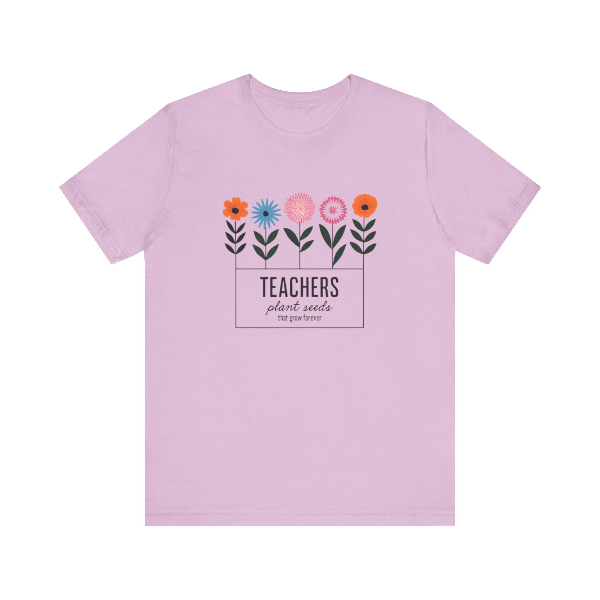 Teachers Plant Seeds Floral Tee - Perfect Gift for Educators, Teacher Appreciation, Spring and Summer Vibes, Cute Teacher Shirt, [...]