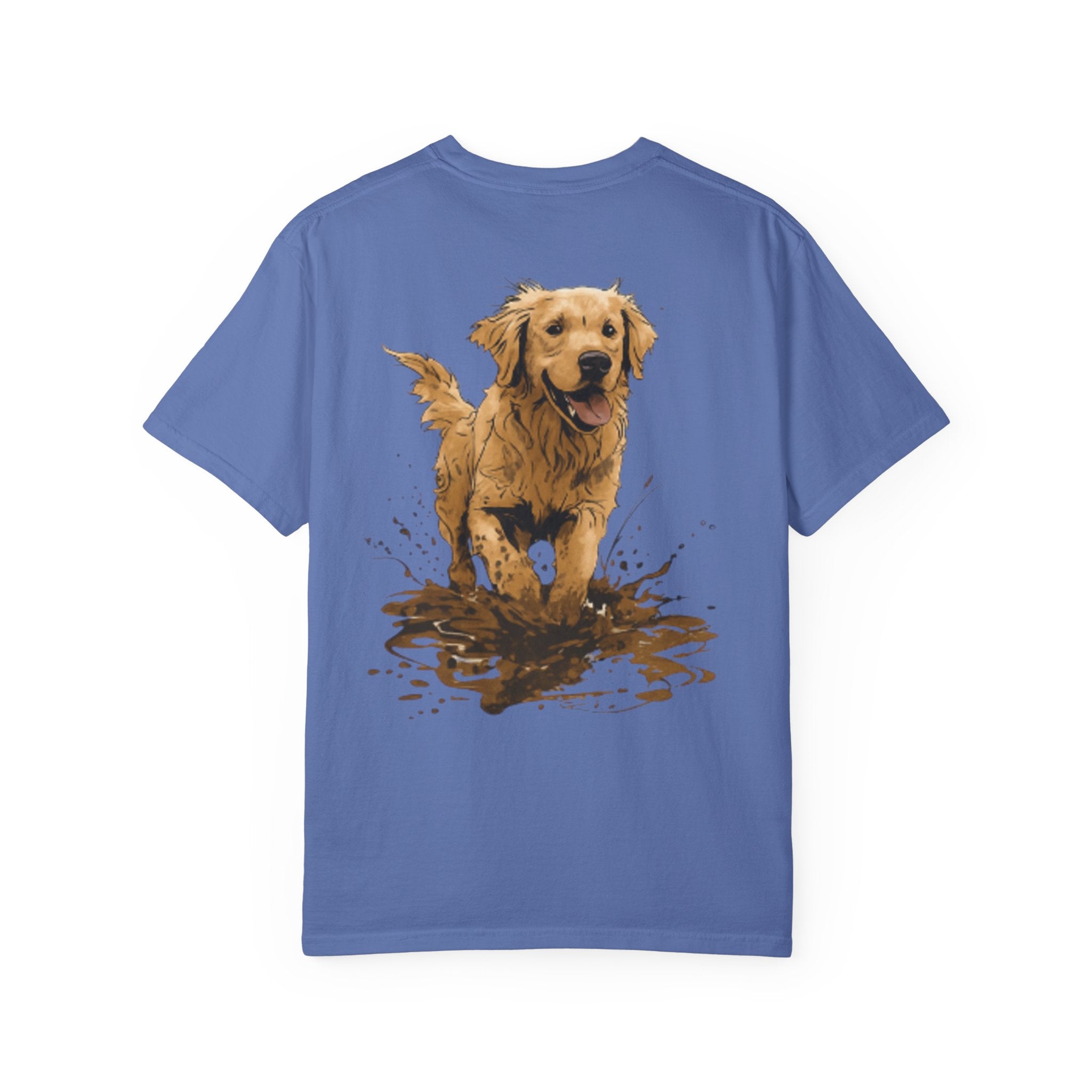 Golden Retriever Mud Splatter T-shirt