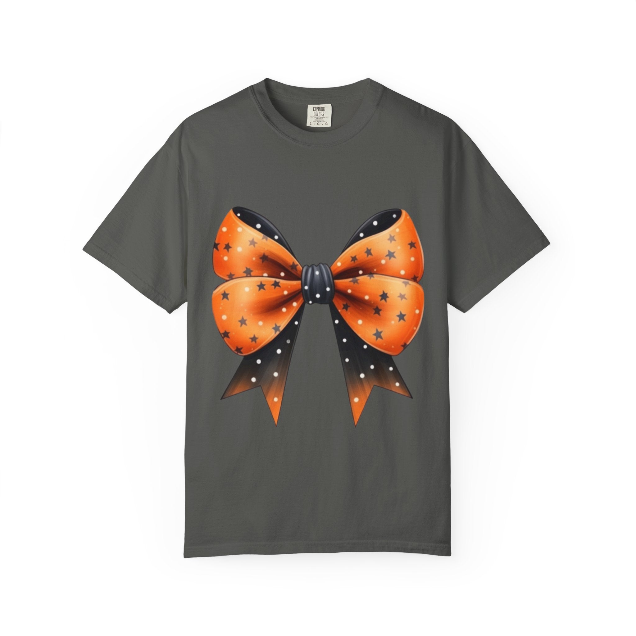 Halloween Bow Unisex T-Shirt, Spooky Season Tee, Festive Apparel, Fall Celebration Shirt, Cute Halloween Gift