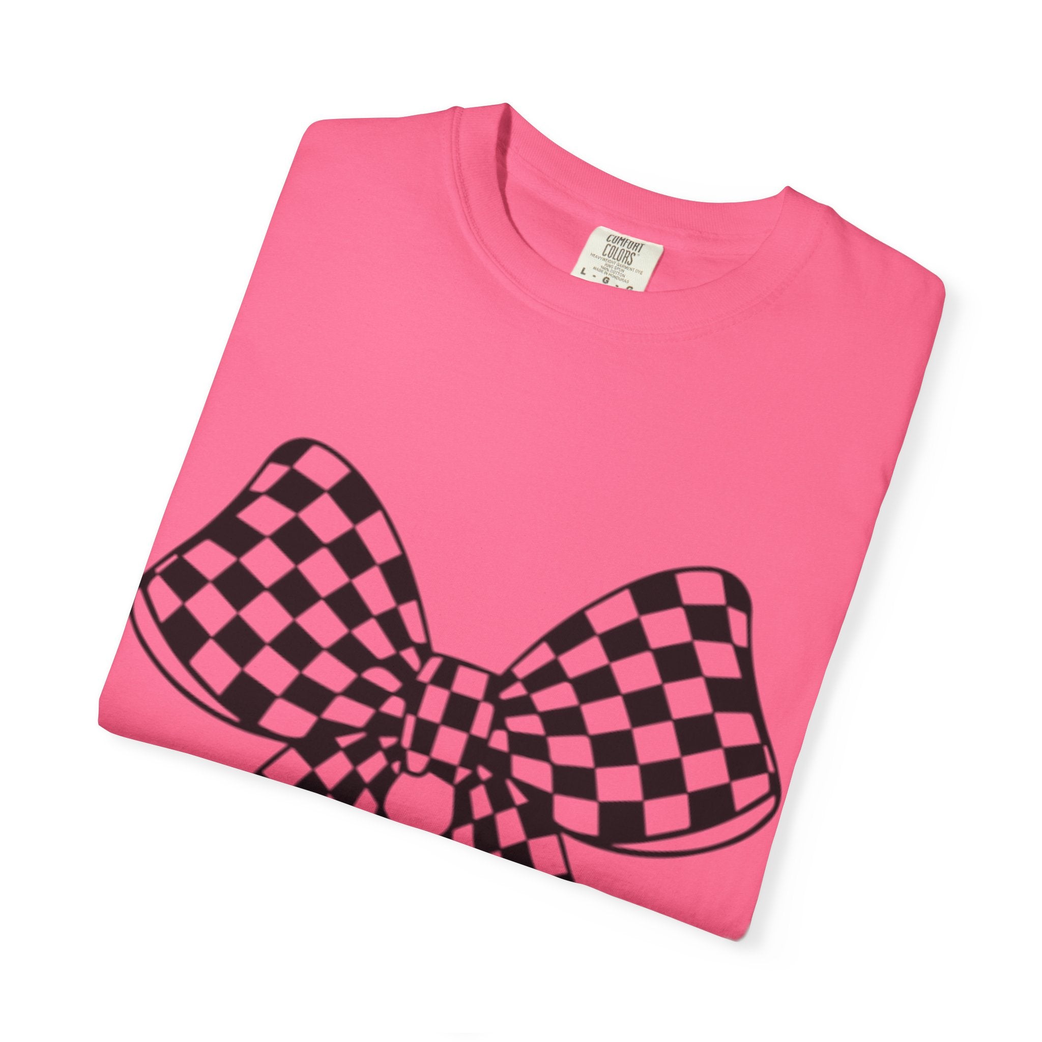 Checkered Bow T-shirt