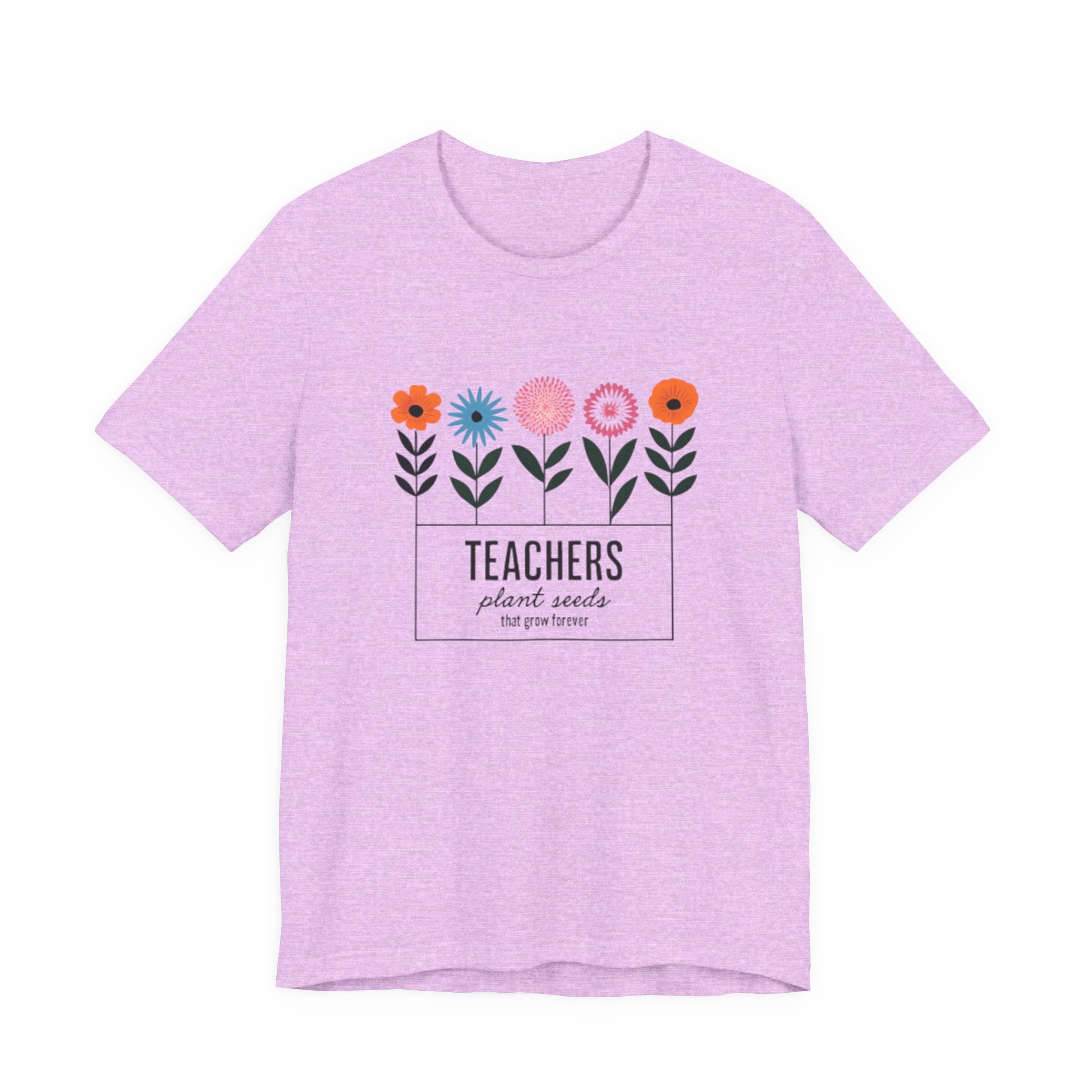 Teachers Plant Seeds Floral Tee - Perfect Gift for Educators, Teacher Appreciation, Spring and Summer Vibes, Cute Teacher Shirt, [...]