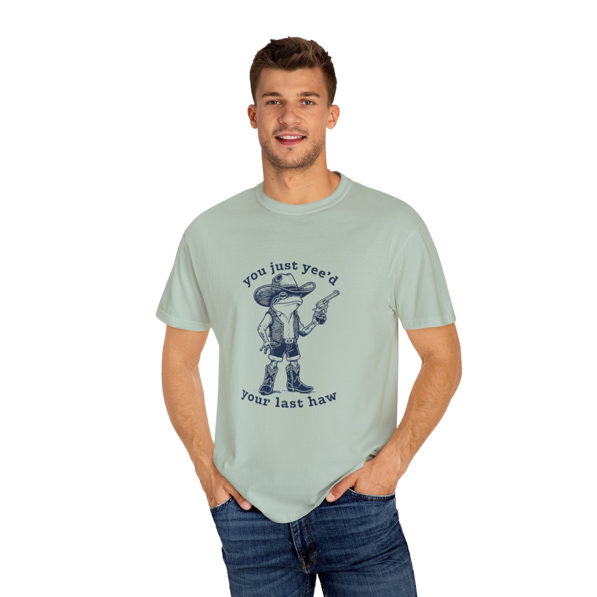 Funny Graphic T-Shirt, casual wear, gifts for friends, western humor tee, unique camping shirt, cowboy culture apparel