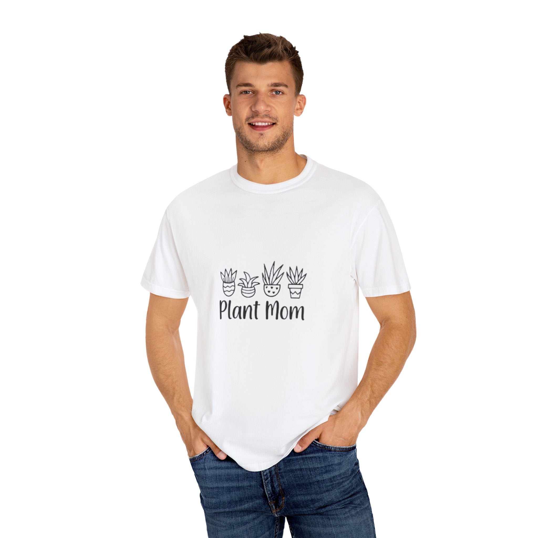 Plant Mom Unisex T-Shirt | Trendy Gift for Plant Lovers | Eco-Friendly Tee | Perfect for Birthdays, Mother’s Day, Gardening Enthusiasts