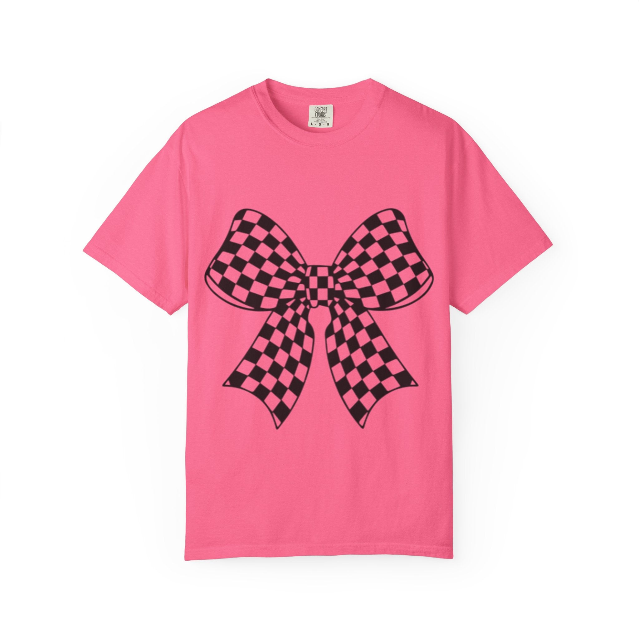 Checkered Bow T-shirt