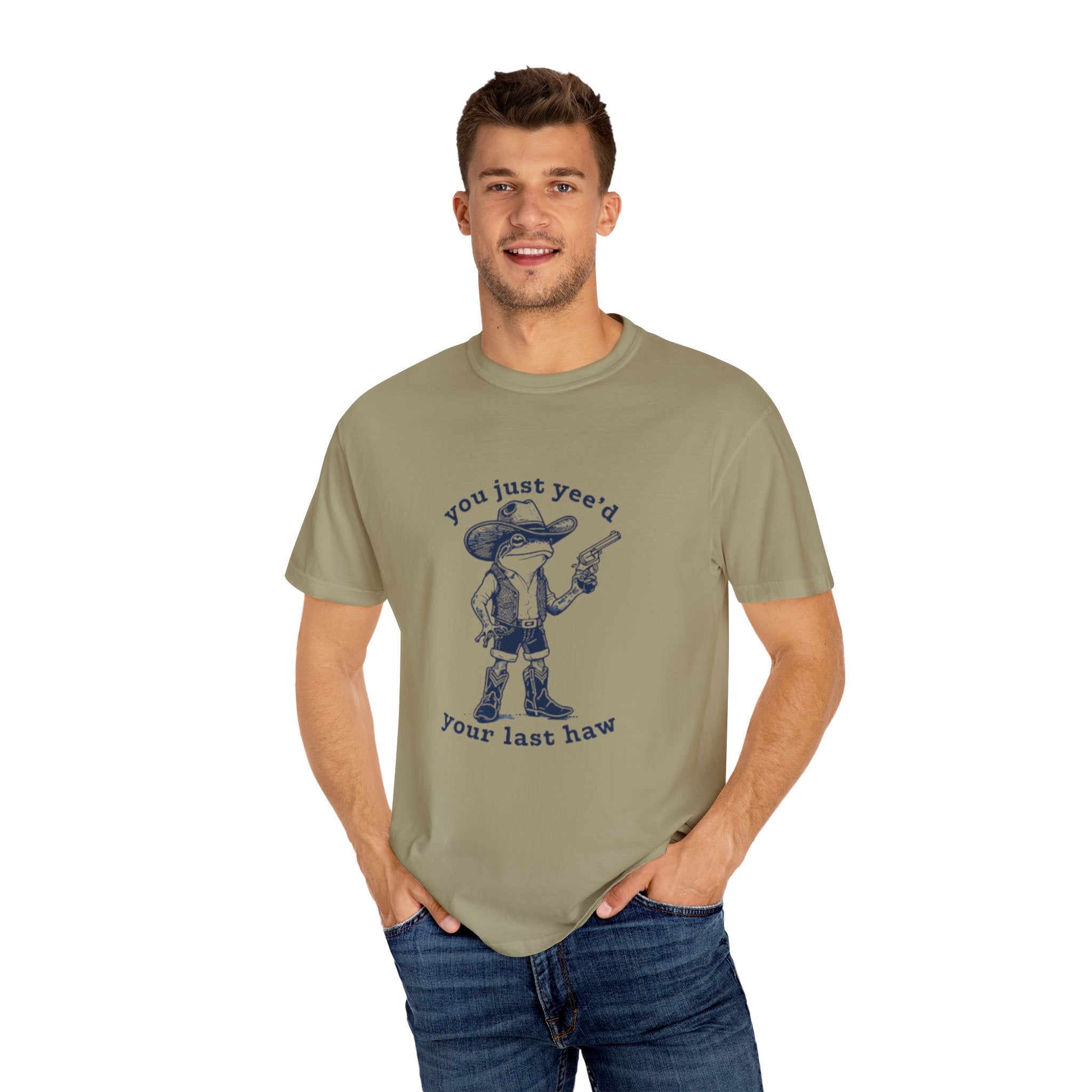 Funny Graphic T-Shirt, casual wear, gifts for friends, western humor tee, unique camping shirt, cowboy culture apparel