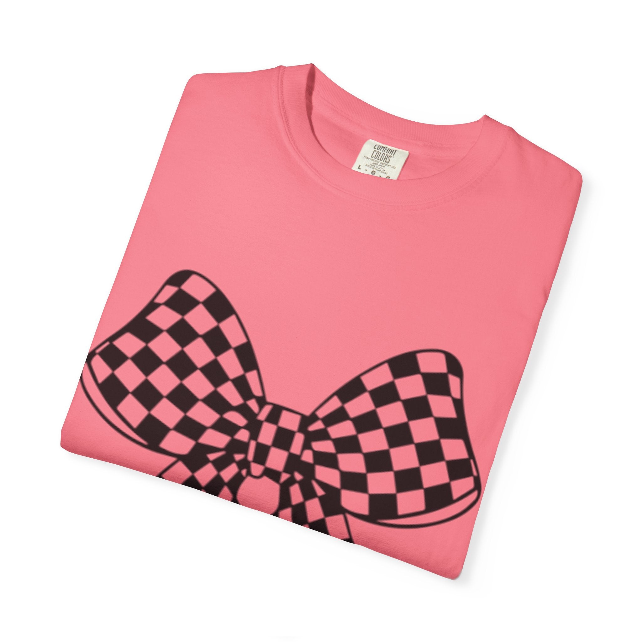 Checkered Bow T-shirt