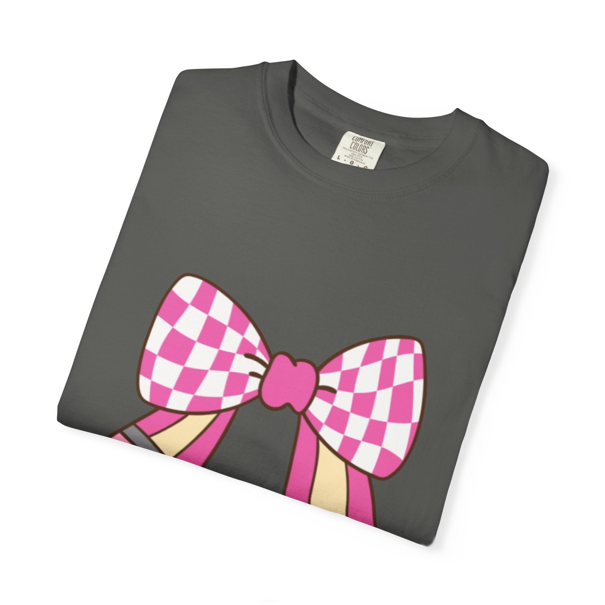 Cute Bow Graphic Unisex T-Shirt, Trendy Casual Tee for teachers, back to school, Unique Style